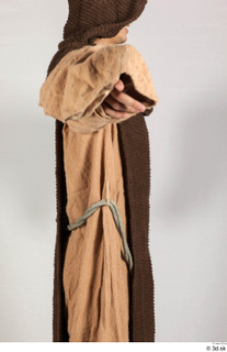  Photos Medieval Monk in brown suit 2 Medieval Clothing Medieval Monk brown cloak brown habit brown hood upper body 0009.jpg